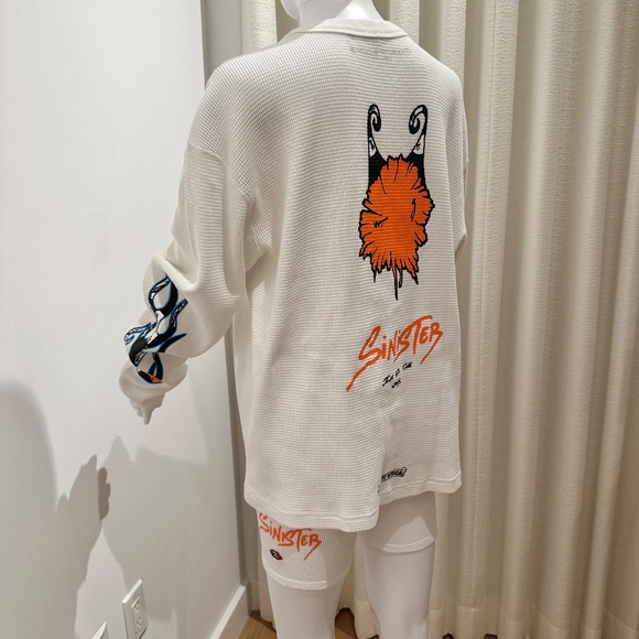 CHROME HEARTS Matty Boy "Sinister" Thermal Bike Shorts SMALL - Picture 6 of 8